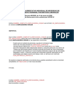 Covid19 Desplazamiento Empleada Hogar Certificado Instrucciones PDF