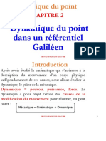 Mécanique Du Point Chapitre 2 PDF