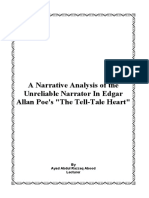 A Narrative Analysis of The Unreliable Narrator in Edgar Allan Poe's "The Tell-Tale Heart"