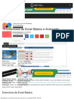10 Exercicios de Excel Basico e Avancado Blog LUZ PDF