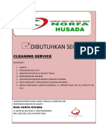 Dibutuhkan Segera: Cleaning Service