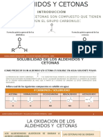 Instrucciones para La Identificacion de Aldehídos y Cetonas