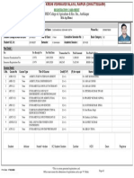 RMD College of Agriculture & Res. STN., Ambikapur: Registration Card-Sheet