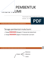 Tenaga Pembentuk Muka Bumi