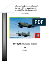 PC7 Light Attack and Trainer From Myanmar Air Force