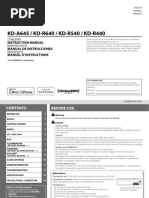 JVC Car Stereo System KD-R440 PDF