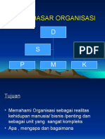 Dasar-Dasar ORGANISASI