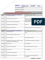 Inspection & Testing Requirements Scope:: Test and Inspection Per