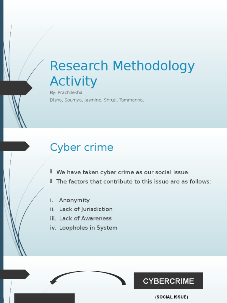 Research Methodology Activity By Prachilekha Disha Soumya Jasmine