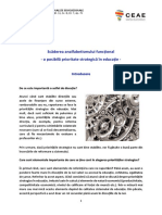 Raport Scaderea Analfabetismului Functional PDF