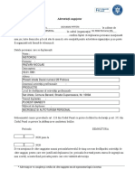 MODEL Adeverinta Pentru Angajatori - 26martie PDF