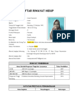 Format CV Taaruf Intan