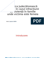 Practica Judecătorească Din RM În Cazul Infracțiunii