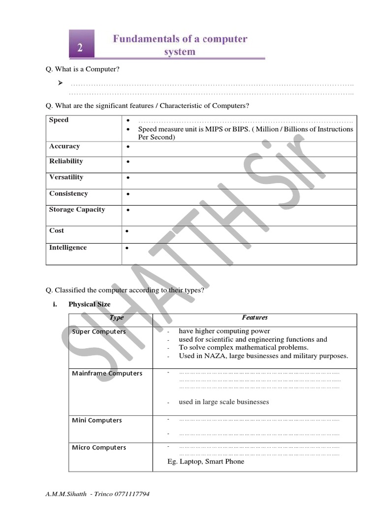 G 10 Ict Worksheetc 2 2 English M Pdf Printer Computing Hertz