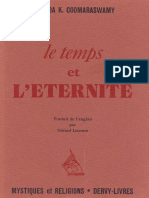 A. K. Coomaraswamy - LE TEMPS ET L ETERNITE.pdf