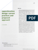 Road Curve Superelevation Design: Current Practices and Proposed Approach