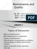 Aircraft Maintenance and Quality: Group 2