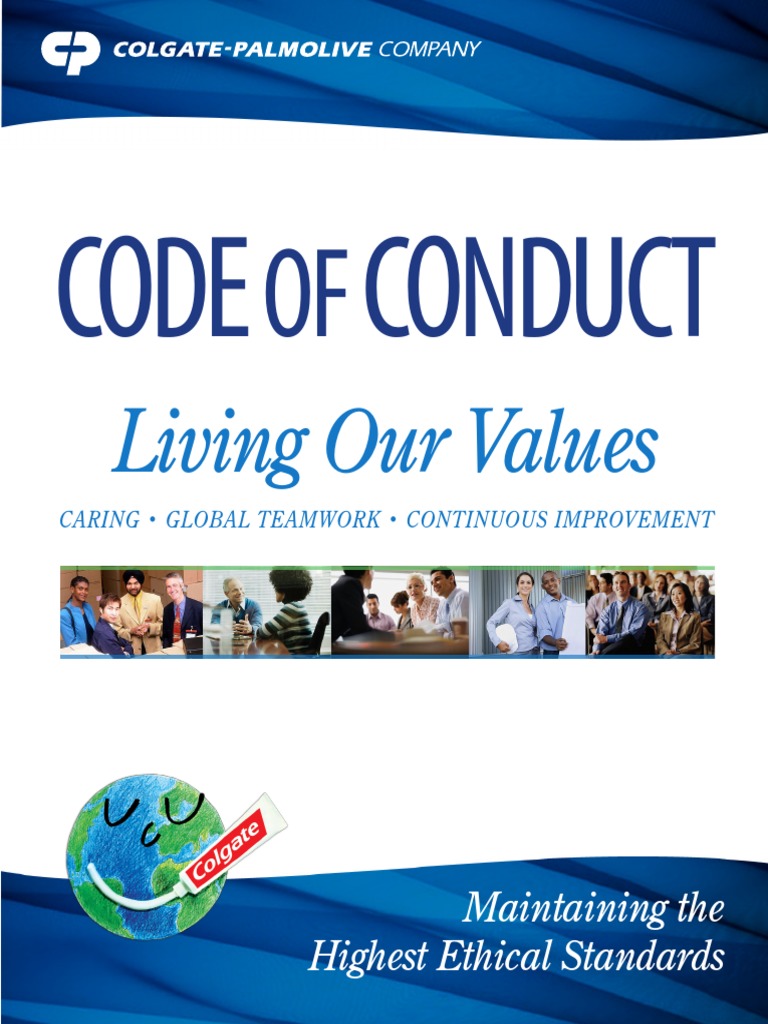 Colgate-Palmolive Code of Conduct | PDF | Trade Secret | Business Ethics