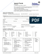 Graduation Request Form 2015 The Royal Conservatory