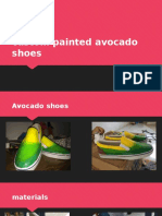 Custom Painted Avocado Shoes