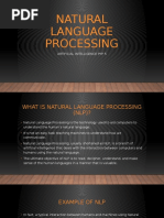 Natural Language Processing: Artificial Intelligence Pyp 5