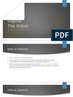 Sophia The Robot: Artificial Intelligence - Pyp 2