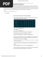 Data Science Interview Questions and Answers For 2020 PDF