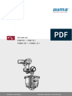 Fail Safe Unit FQM 05.1 - FQM 12.1 Fqmex 05.1 - Fqmex 12.1: Assembly, Operation, Commissioning Operation Instructions