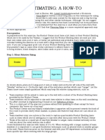 Agile Estimation Techniques - Affinity