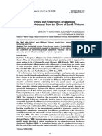 Biochemical Genetics and Systematics of (Coelenterata: Hydrozoa) From The Shore of South Vietnam