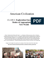 American Civilization: CLASS 2. Exploration Encounters