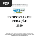 PROPOSTA DE REDAÇÃO SEMESTRE 2020.1