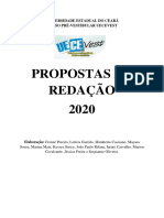 PROPOSTA DE REDAÇÃO SEMESTRE 2020.1