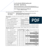 2015 Bina Marga Pengumuman Hasil Prakualifikasi Paket Pekerjaan Belanja Jasa Konsultansi Penyusunan Data Base Leger Jalan Kode Lelang 663501 2 PDF
