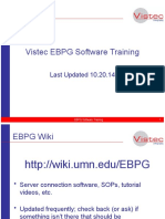 Vistec EBPG Software Training: Last Updated 10.20.14