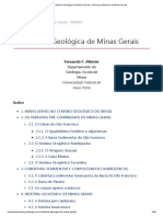 História Geológica de Minas Gerais - Recursos Minerais de Minas Gerais