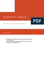 Assignment - Week 10-GPR Theory