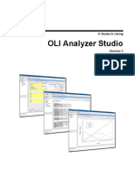 OLI Analyzer Studio User Guide PDF