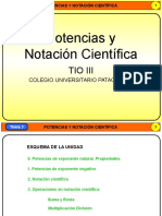 Presentación Potencias y Notación Científica