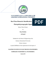 Real Time Biometric Identification Using Photoplethysmographic Signal