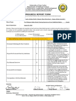 Progress Report Form WEEK 3