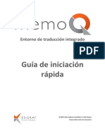 Memoq QuickStartGuide 6 0 SPA PDF