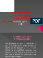 4. Impedimentos y recusaciones