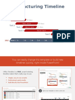 Manufacturing Project Powerpoint Timeline