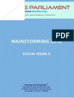 Mainstorming Social Issues II