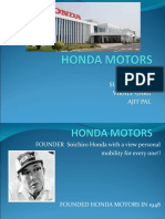 Honda Final PPT To Show