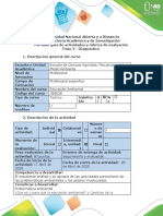 Guía de Actividades y Rúbrica de Evaluación Paso 2 - Diagnóstico