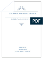 Adoption and Maintenance Under Hindu Law