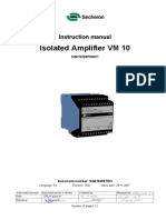 Isolated Amplifier VM 10: Instruction Manual