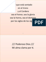 Al Que Esta Sentado - Poderoso Dios - Apocalisis 5.13